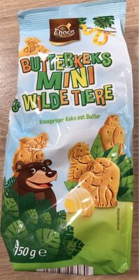Butterkeks mini wilde Tiere