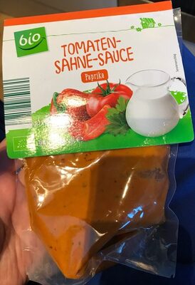 Tomaten-Sahne-Sauce Paprika front packaging