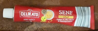 Scharfer Senf front packaging