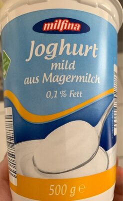 Joghurt mild aus Magermilch 0,1 % Fett