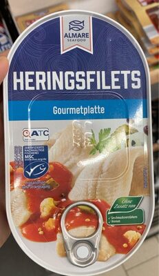 Heringsfilets Gourmetplatte