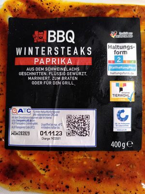 Wintersteaks Paprika