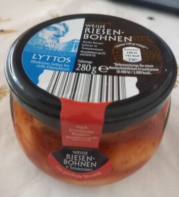 Weisse Riesenbohnen front packaging