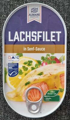 Lachsfilet in Senf-Sauce