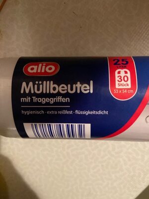Müllbeutel 25 Liter front packaging