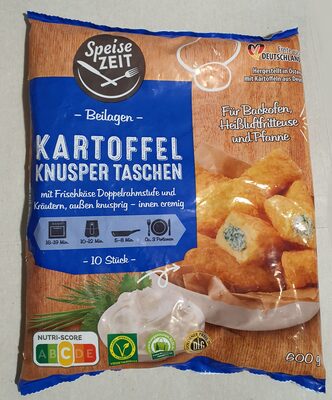 Kartoffel-Knuspertaschen - Frischkäse & Kräuter