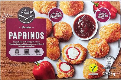 Paprinos mit Red-Pepper-Dip