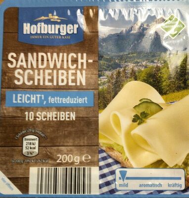 Sandwichscheiben leicht1 fettreduziert