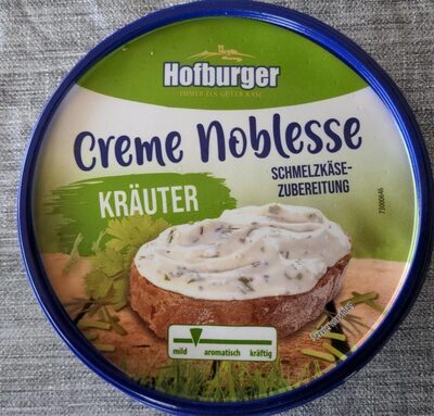 Creme Noblesse Schmelzkäsezubereitung Kräuter