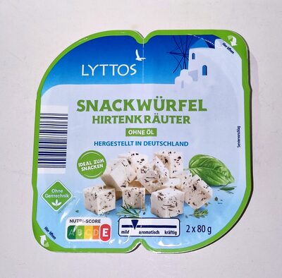 Snack-Würfel ohne Öl - Hirtenkräuter