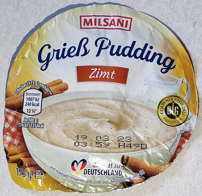 Grießpudding - Zimt