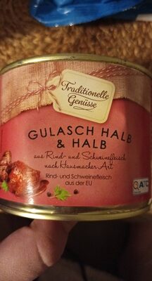 Gulasch in Dose front packaging