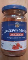 Eingelegte Gewürze Baby Peperoni