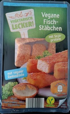 Vegane Fisch-Stäbchen (mit veganer Remoulade) front packaging