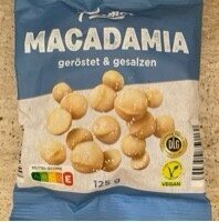 Macadamia geröstet & gesalzen front packaging