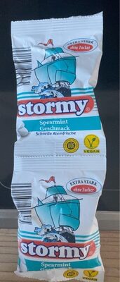 Stormy Pastillen extra stark - Spearmint-Geschmack