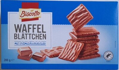 WAFEL BLÄTCHEN mit Volmilchschokolade