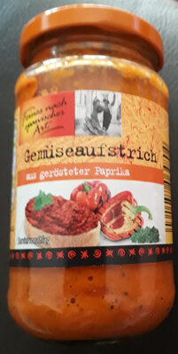 Gemüseaufstrich aus gerösteter Paprika