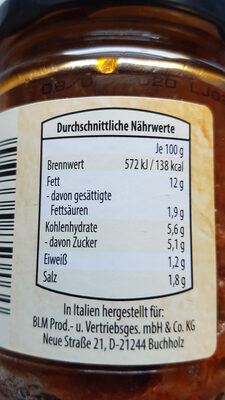 Aufstrich nach Bruschetta Art front packaging
