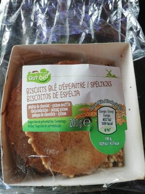 Biscuit blé épeautre