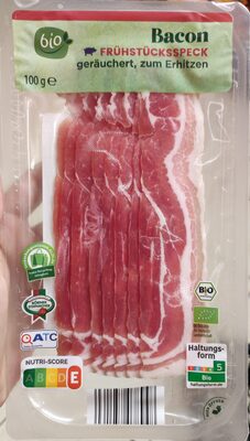 Bacon (Frühstückspeck geräuchert), Scheiben (Bio)