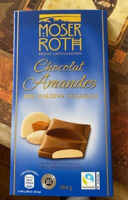 Chocolat Amandes - Edel-Marzipan Vollmilch