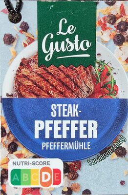 Pfeffermühle mit Keramikmahlwerk - Steakpfeffer