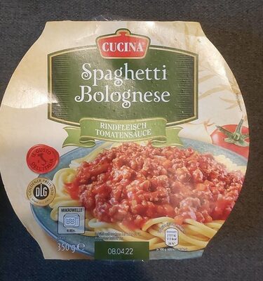 Spaghetti Bolognese Rind front packaging