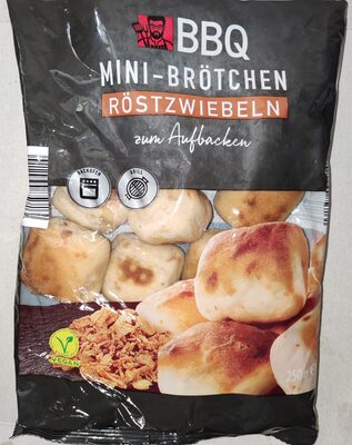 Mini-Brötchen zum Aufbacken - Röstzwiebeln