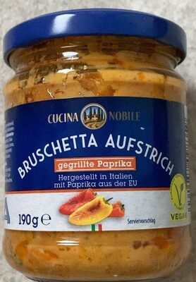 Bruschetta Aufstrich gegrillte Paprika