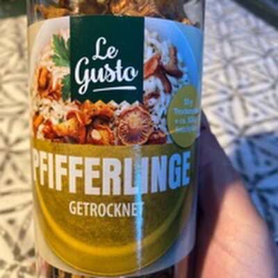 Pfifferlinge getrocknet front packaging