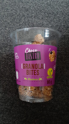 Granola Bites Blaubeere front packaging