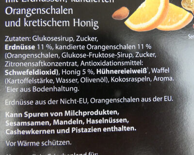 Griechischer Soft Nougat Riegel