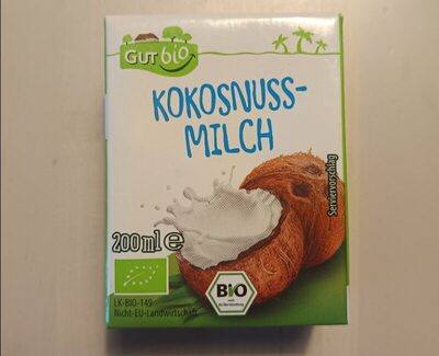 Kokosnussmilch front packaging