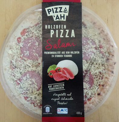 Holzofen-Pizza - Salami front packaging