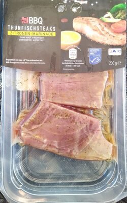 Thunfischsteaks Zitronen-Marinade front packaging