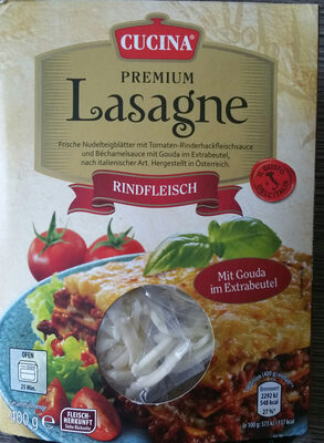 Lasagne front packaging