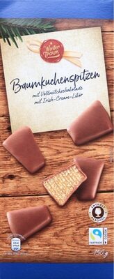 Baumkuchenspitzen Irish Cream mit Vollmilchschokolade