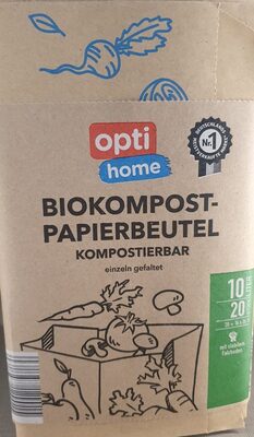Kompostbeutel Komposttüten Bio Beutel front packaging