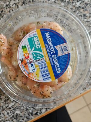 Marinierte Garnelen - Zitrone-Pfeffer front packaging