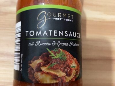 Tomatensauce mit Rucola & Grana Padano front packaging