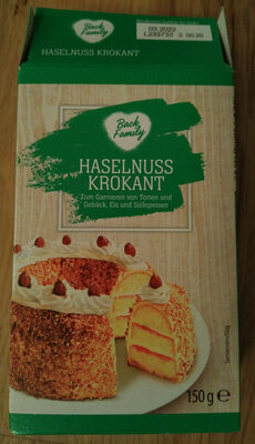 Haselnuss-Krokant front packaging