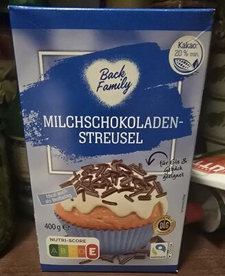Milchschokoladen-Streusel