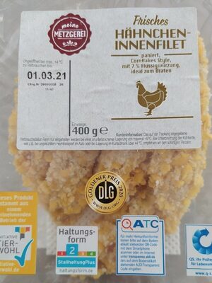 Hähnchen-Innenfilet, paniert