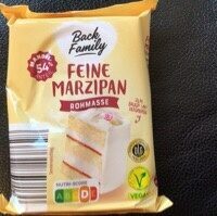 Feine Marzipanrohmasse