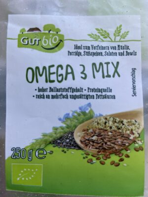 Omega 3 Mix front packaging