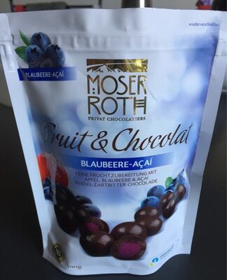 Blaubeere Açai chocolate