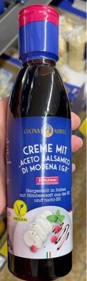 Creme balsamico mit Himbeersaft