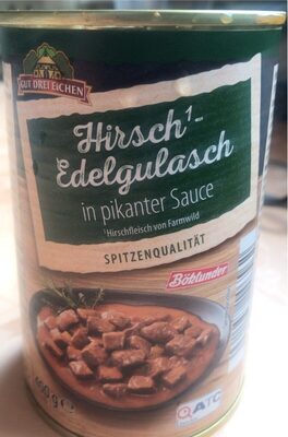 Hirsch-Edelgulasch front packaging