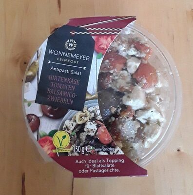 Antipastisalat - Hirtenkäse Tomaten Balsamico-Zwiebeln